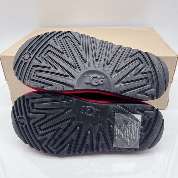 NEW UGG TAZZ Platform Slippers Clog Red Suede Womens Size EU 36/ US 5; Y US 4 - Picture 8 of 11